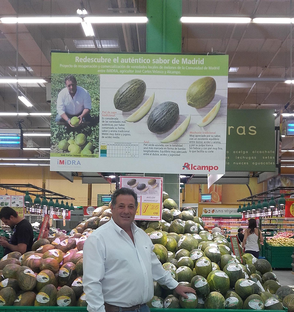 Los Melones de José Carlos Velasco, desde ahora, en Alcampo y el Día de Mercado